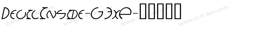 DevilInside-G3xP字体转换