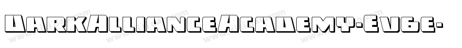 DarkAllianceAcademy-Ev6e字体转换