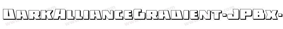 DarkAllianceGradient-JPBx字体转换