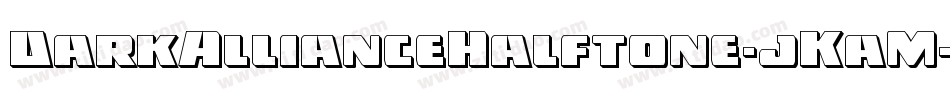 DarkAllianceHalftone-jKaM字体转换