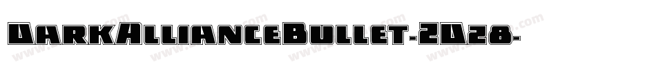 DarkAllianceBullet-ZDz8字体转换