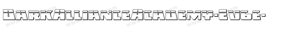 DarkAllianceAcademy-Ev6e字体转换