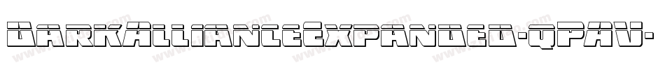 DarkAllianceExpanded-qPAV字体转换