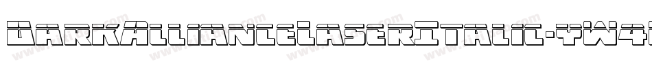 DarkAllianceLaserItalic-yW4M字体转换