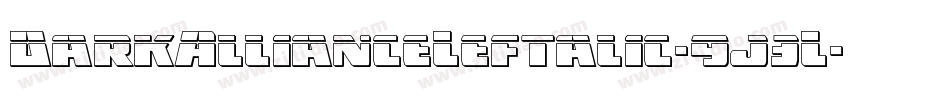 DarkAllianceLeftalic-9j3L字体转换