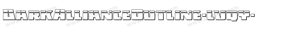 DarkAllianceOutline-lvqy字体转换