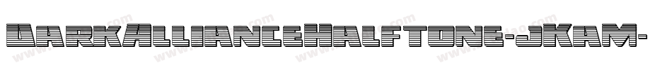 DarkAllianceHalftone-jKaM字体转换