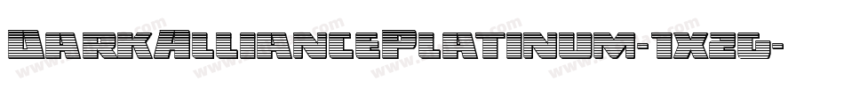 DarkAlliancePlatinum-1xzg字体转换