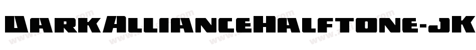 DarkAllianceHalftone-jKaM字体转换