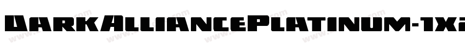 DarkAlliancePlatinum-1xzg字体转换