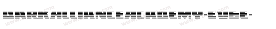 DarkAllianceAcademy-Ev6e字体转换