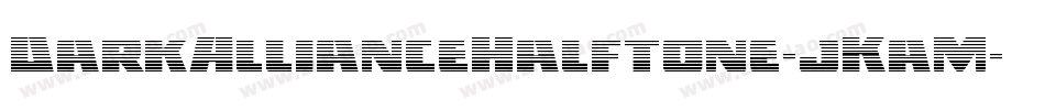 DarkAllianceHalftone-jKaM字体转换