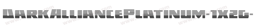 DarkAlliancePlatinum-1xzg字体转换
