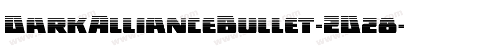 DarkAllianceBullet-ZDz8字体转换
