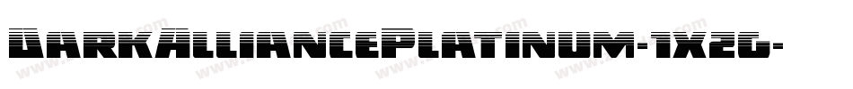 DarkAlliancePlatinum-1xzg字体转换