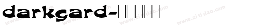 darkgard字体转换