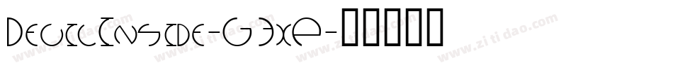 DevilInside-G3xP字体转换