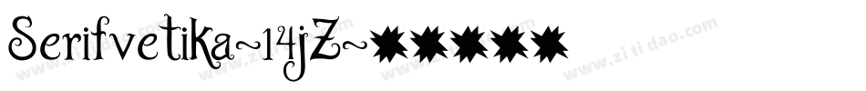 Serifvetika-14jZ字体转换