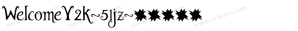 WelcomeY2k-51jz字体转换