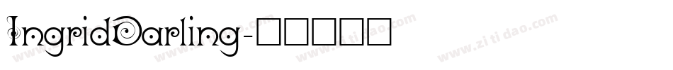 IngridDarling字体转换