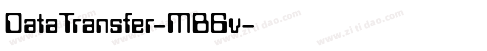 DataTransfer-MB6v字体转换