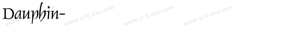 Dauphin字体转换