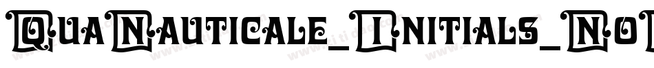 QuaNauticale_Initials_No1字体转换