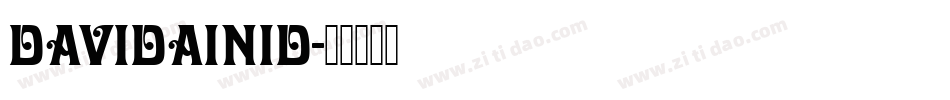 DavidaIniD字体转换