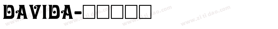 Davida字体转换