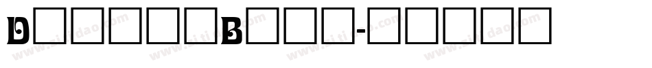 DavidaBold字体转换