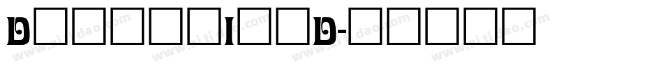 DavidaIniD字体转换