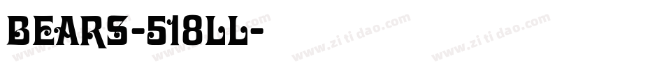 Bears-518LL字体转换