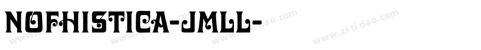 Nofhistica-jMLl字体转换