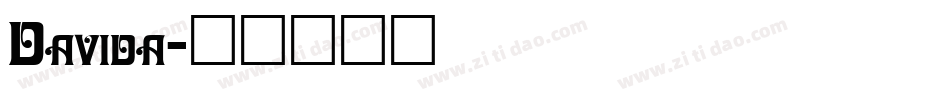Davida字体转换