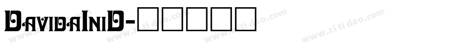 DavidaIniD字体转换