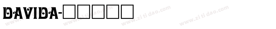 Davida字体转换