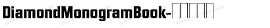 DiamondMonogramBook字体转换
