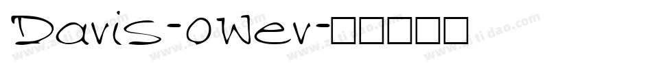 Davis-0Wev字体转换