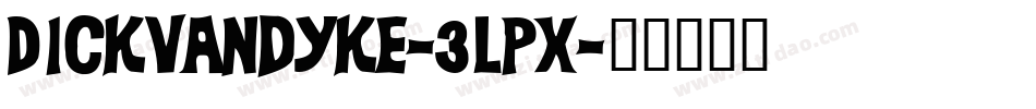 Dickvandyke-3lPX字体转换