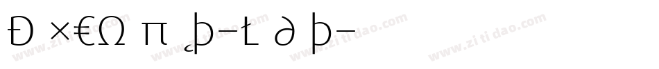 DaxCompact-Light字体转换