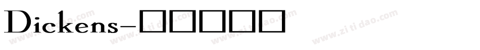 Dickens字体转换