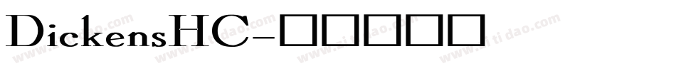 DickensHC字体转换