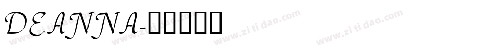 Deanna字体转换