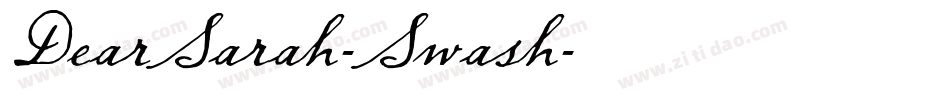 DearSarah-Swash字体转换