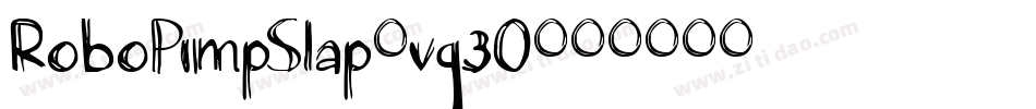 RoboPimpSlap-vg3O字体转换
