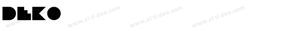Deko字体转换