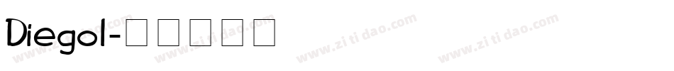 Diego1字体转换