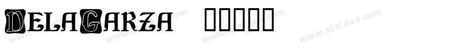DelaGarza字体转换