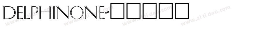 DelphinOne字体转换