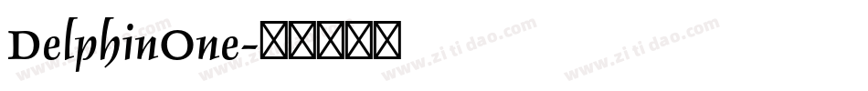 DelphinOne字体转换